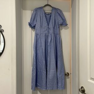 NEW Hill House Sabrina Dress in Diana Check XL